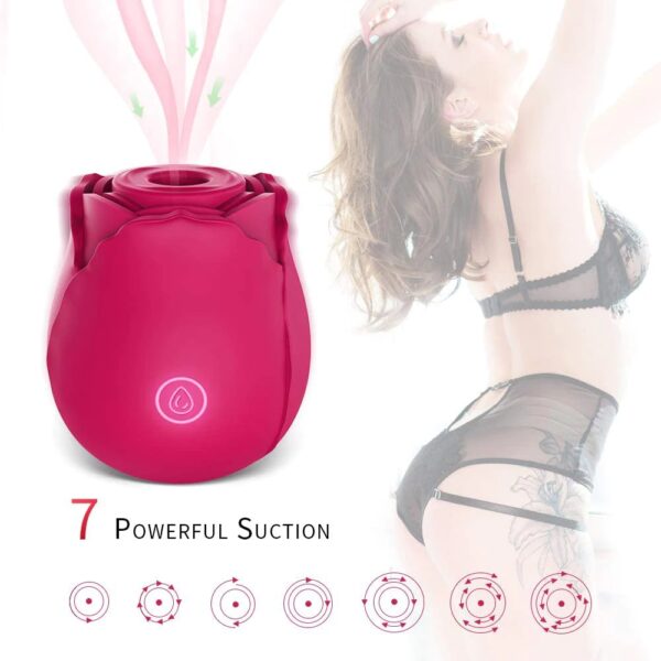 7 powerful suction for omysky rose toy