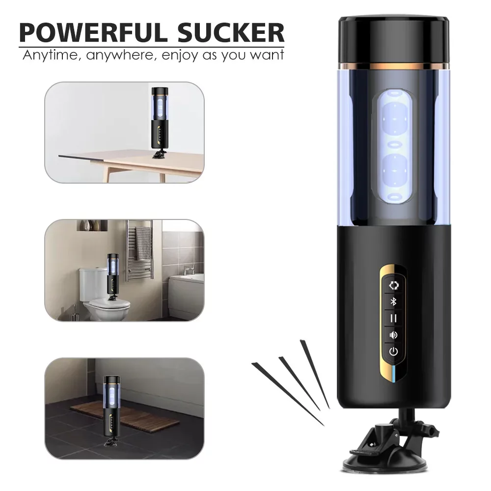 Powerful suction base for hands free adult toy use anywhere.