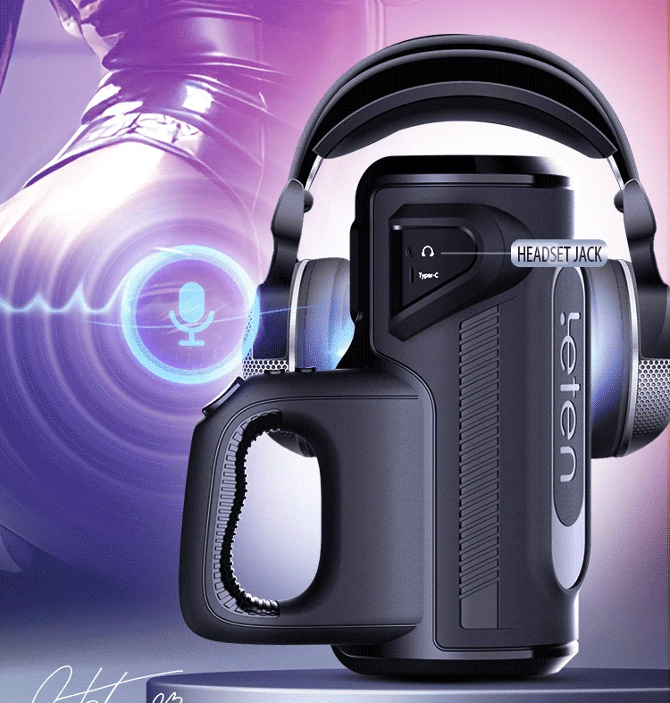 Leten Male Sex Toy - Thrusting Masturbator, Dual Sleeves 8 abs body tpe sleeve masturbator