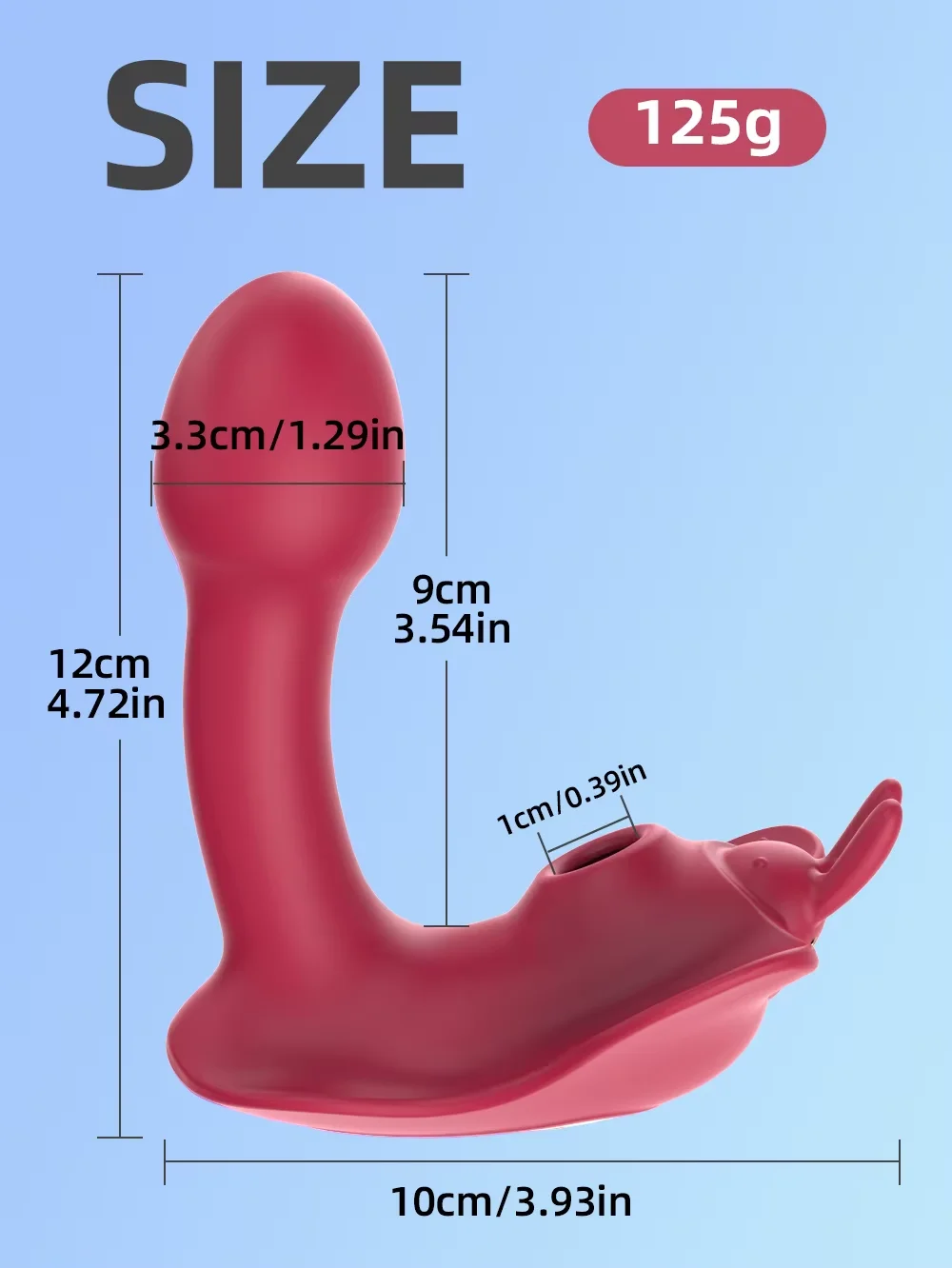 G-Spot Vibrator - App Control Clitoral Sucking Toy (Silicone) 11 app controlled g spot massager