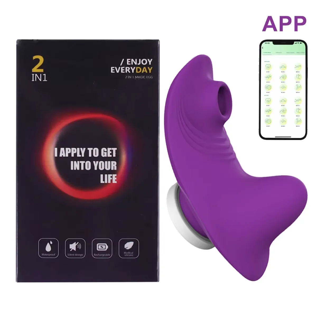 app controlled silicone stimulator