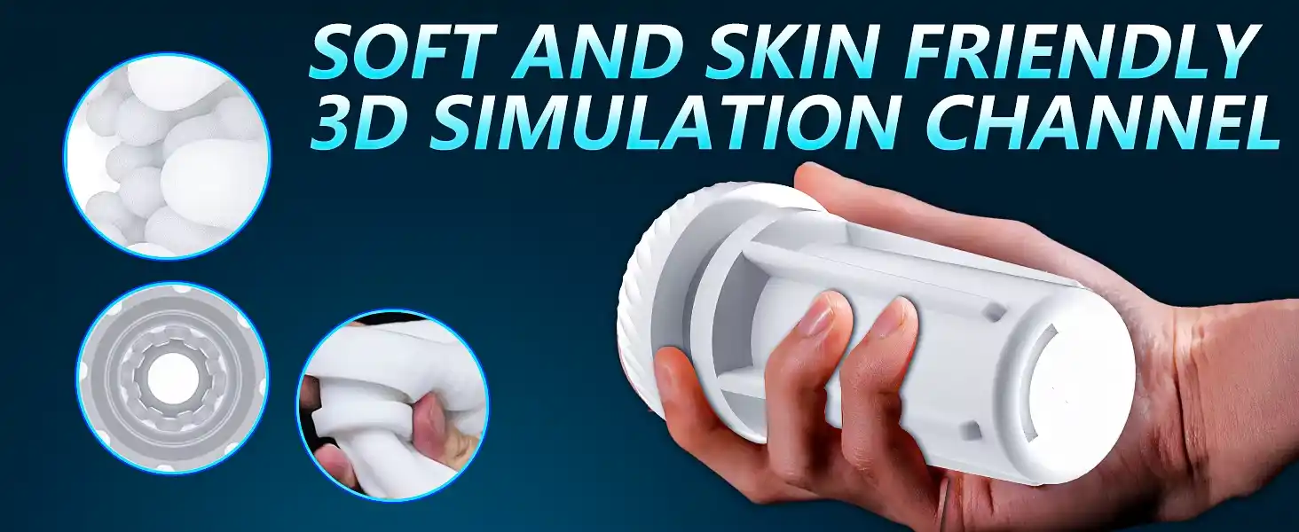 Automatic Male Masturbator - Telescopic, Sucking, Heating 7 automatic male stimulation cup device