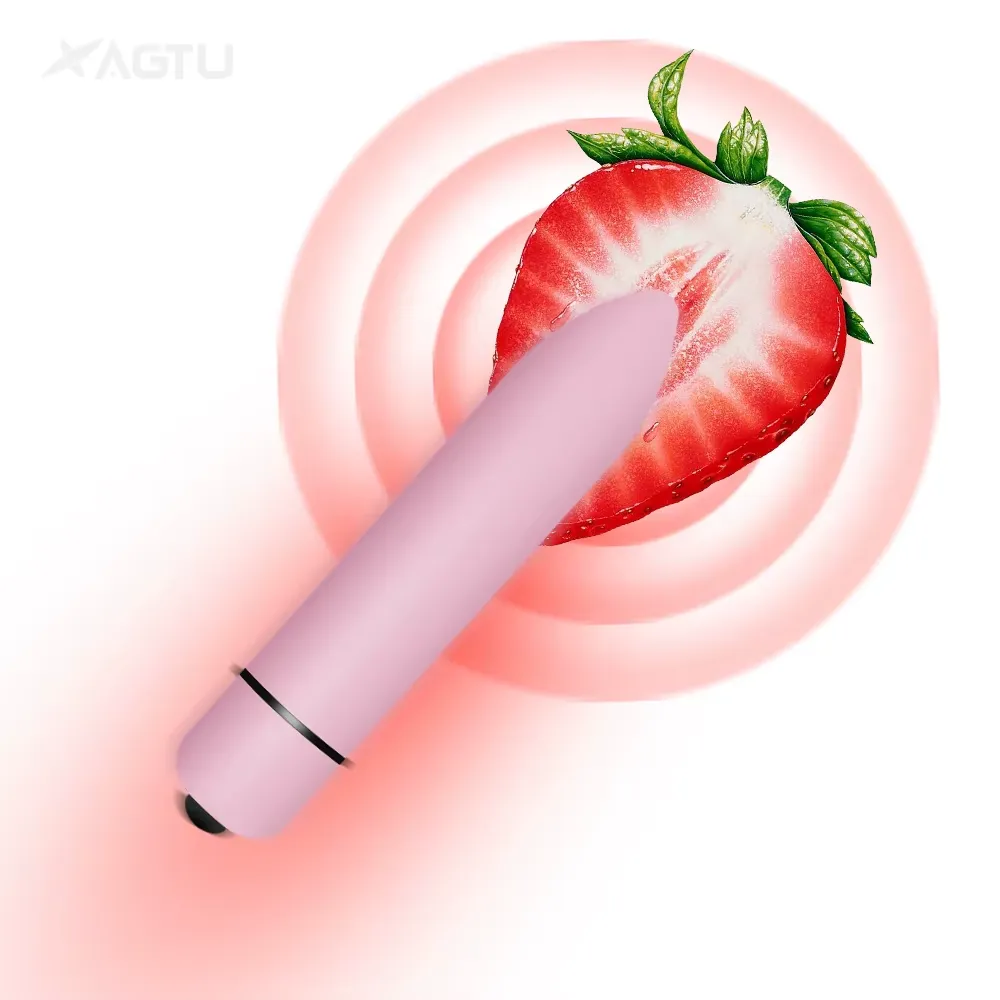 Mini Bullet Vibrator - Clitoral Stimulator (Silicone) 18 battery operated bullet vibrator