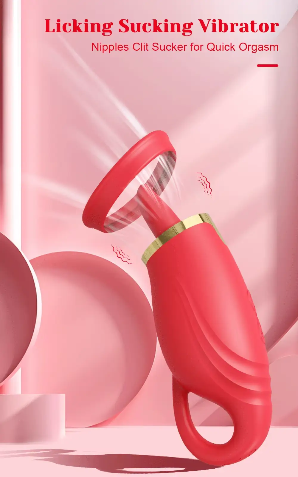 Clitoral Tongue Licking Vibrating Toy - Silicone Vibrator 12 clitoral sucker and tongue vibrator