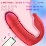 controllable thrusting vibrator for women