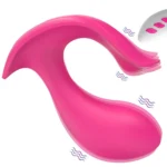 dual stimulation silicone vibrator