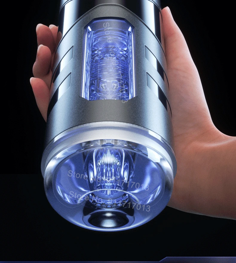 Male Masturbator - Heated Sucking Pocket (TPE) 9 electric masturbation cup with suction