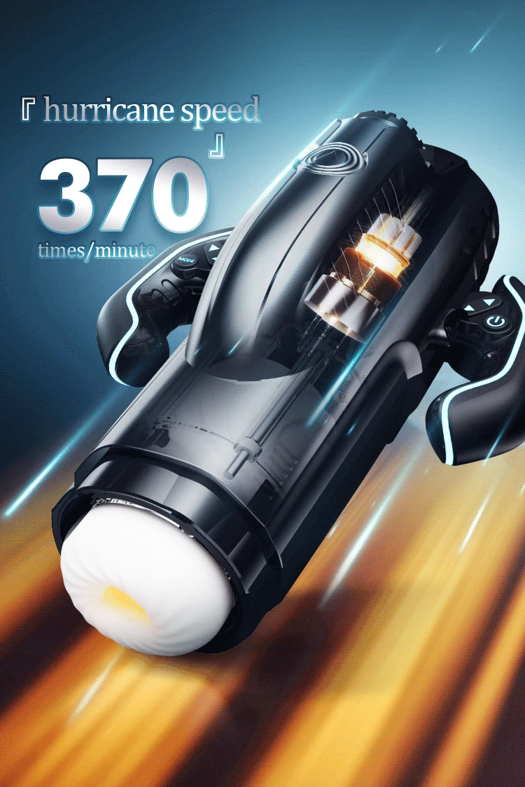 Male Masturbator Cup - Thrusting, Heating, Suction (TPE) 10 electric masturbation device for men