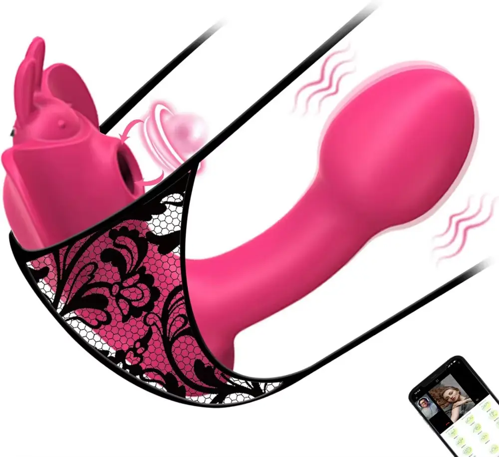 ergonomic butterfly base clitoral vibrator silicone