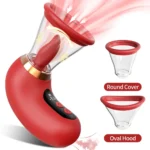 ergonomic design tongue shaped vibrator