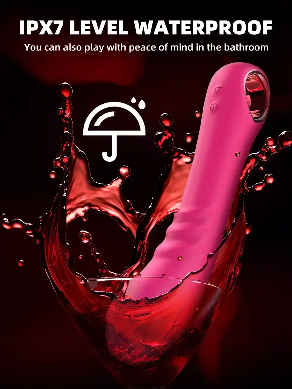 Sex Toys Rose Vibrator Dildo - Butterfly Clit Massager (Silicone) 16 g spot stimulation rose vibrator