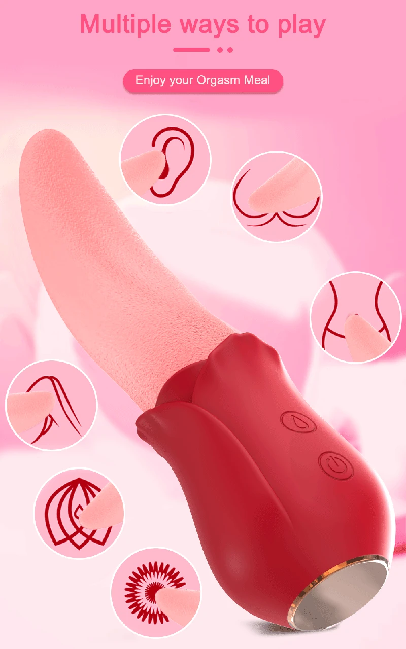 g spot tongue vibrator silicone