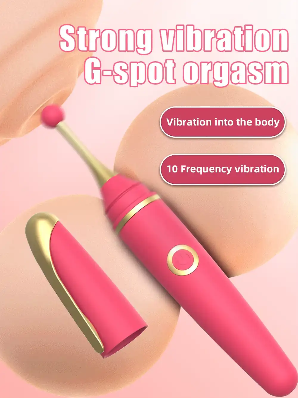 G-Spot Vibrator - Clitoral Stimulator with 10 Modes (Silicone) 11 green g spot vibrator textured