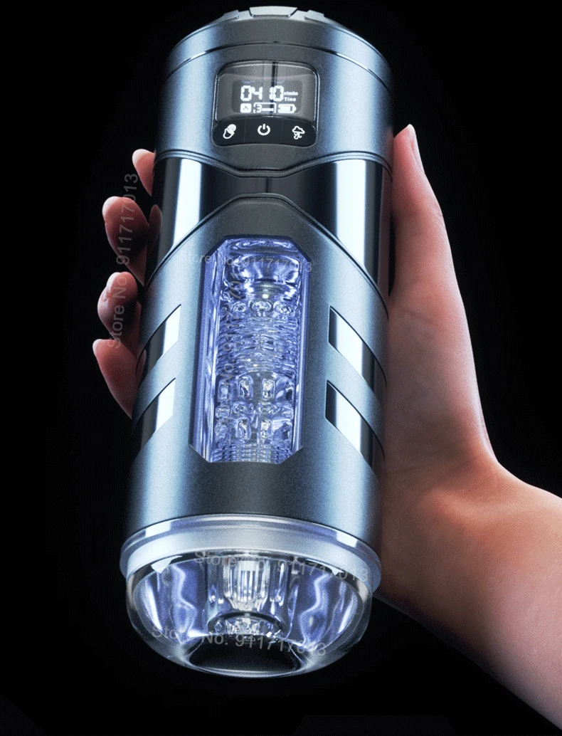 Male Masturbator - Heated Sucking Pocket (TPE) 16 heated sucking pocket masturbator cup