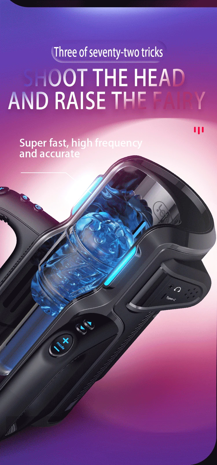 Leten Male Sex Toy - Thrusting Masturbator, Dual Sleeves 23 leten brand thrusting masturbator cup