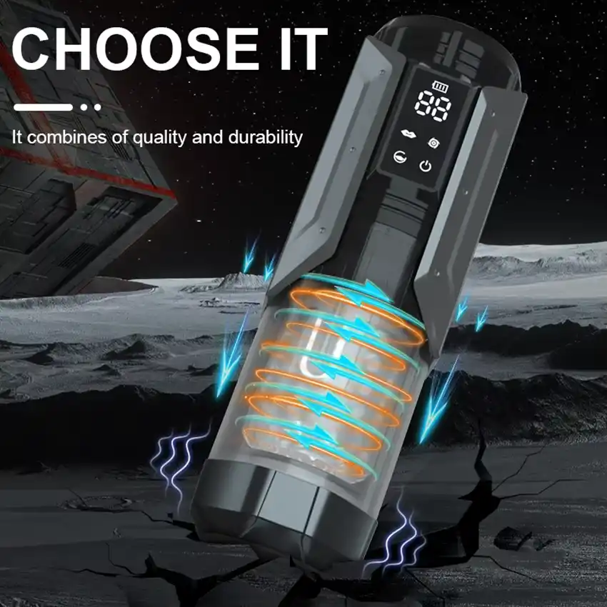 Sex Toys Male Masturbation - Thrusting, Heating Stroker 15 male masturbation device easy clean