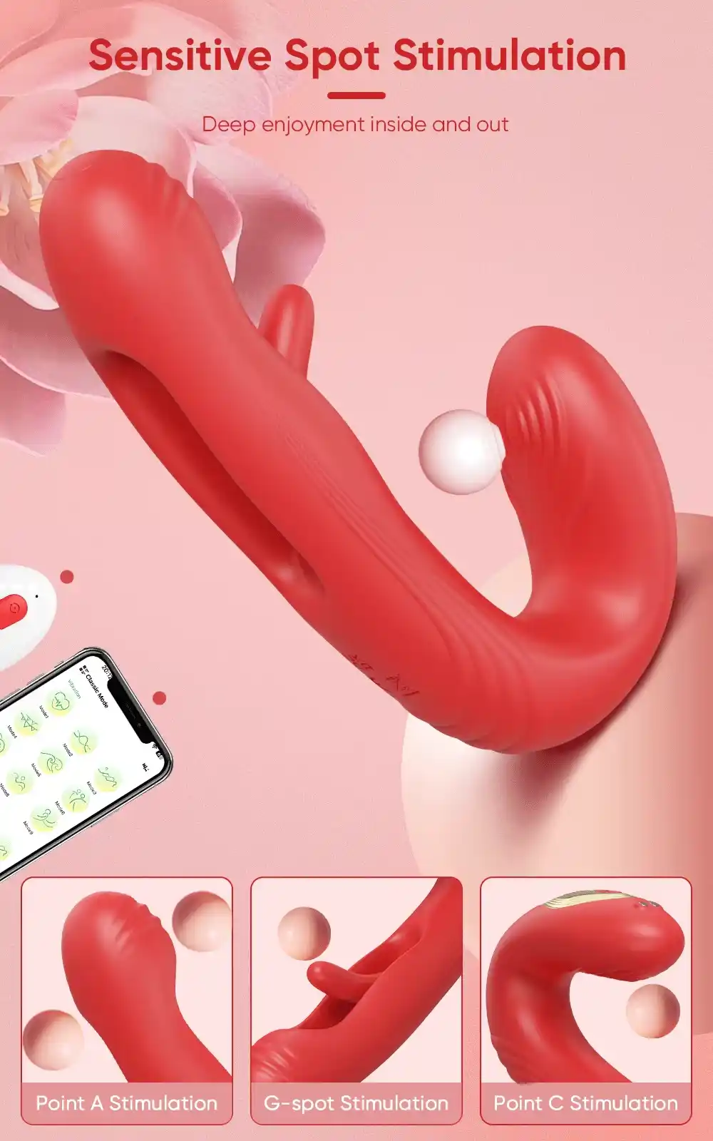 medical silicone wearable panty vibrator
