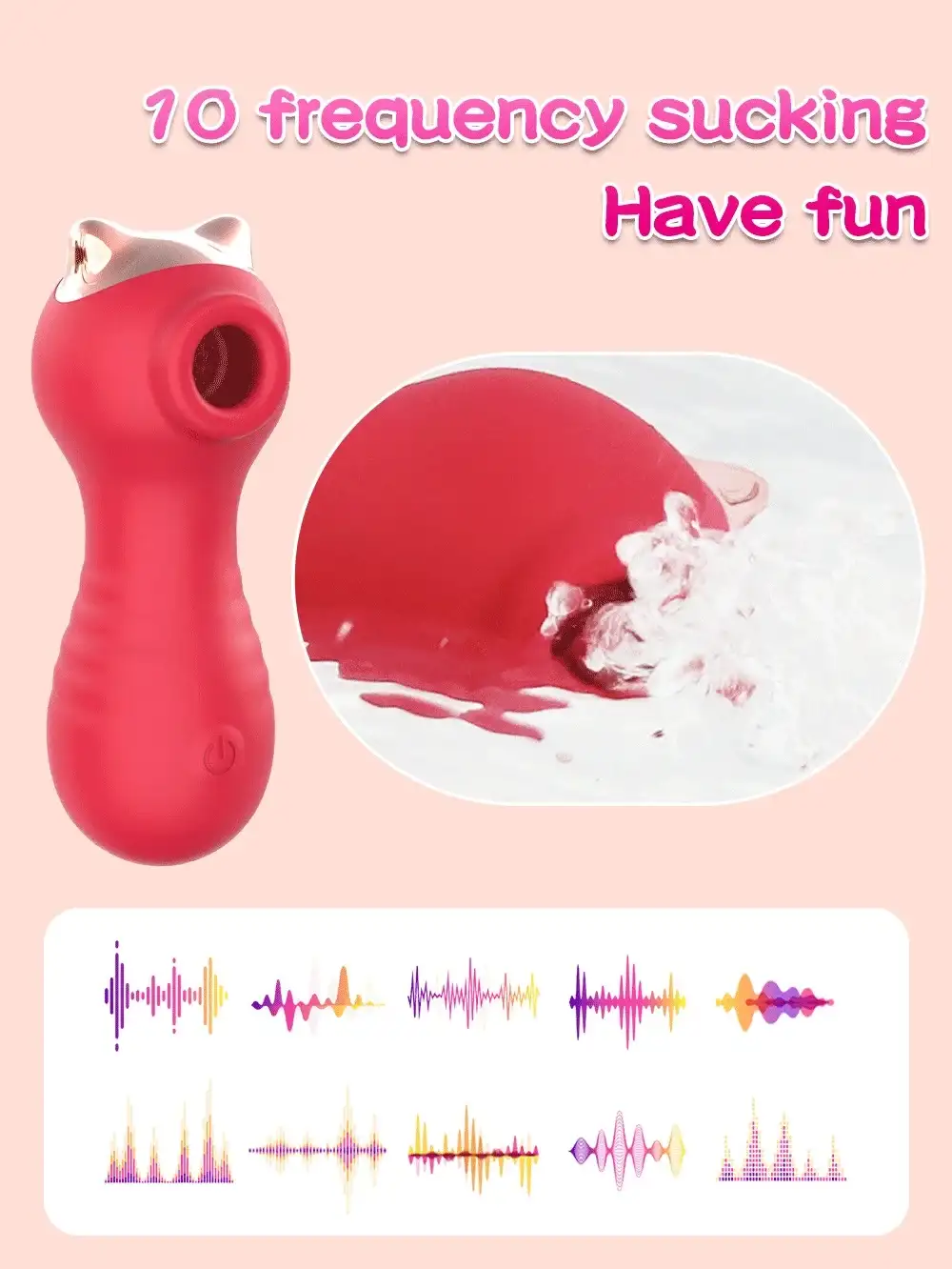 mini kitty sucking vibrator silicone