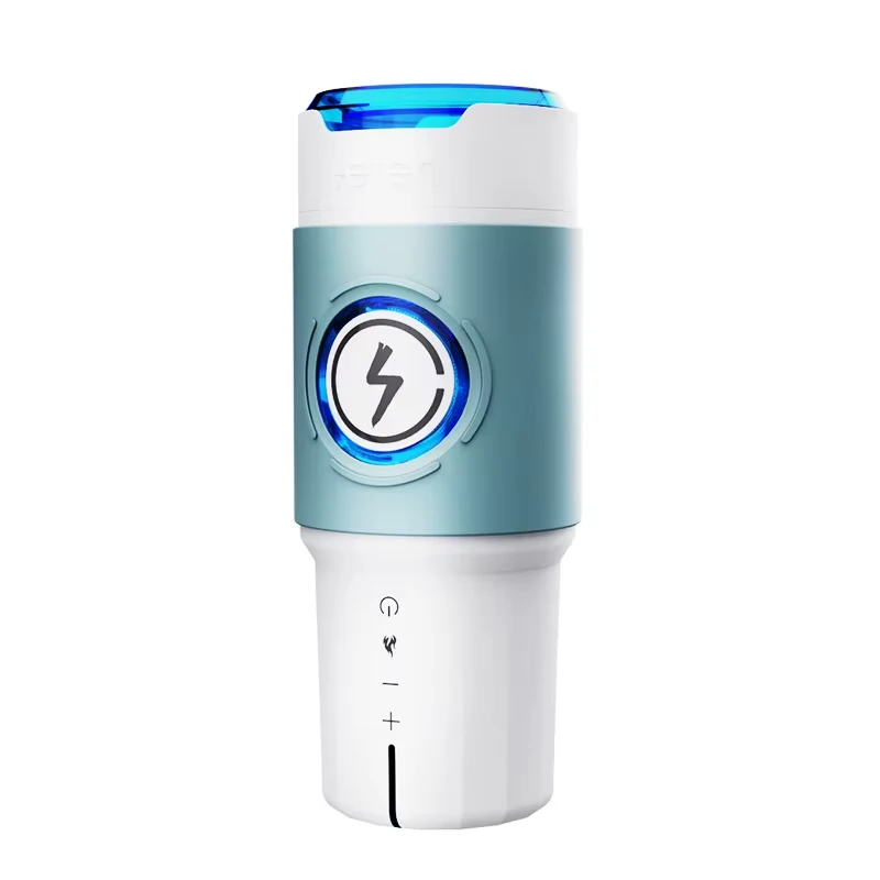 Self Heating Male Sex Toy - Thrusting Masturbation Cup (ABS/TPE) 13 omyskystore com abs tpe self heating masturbator