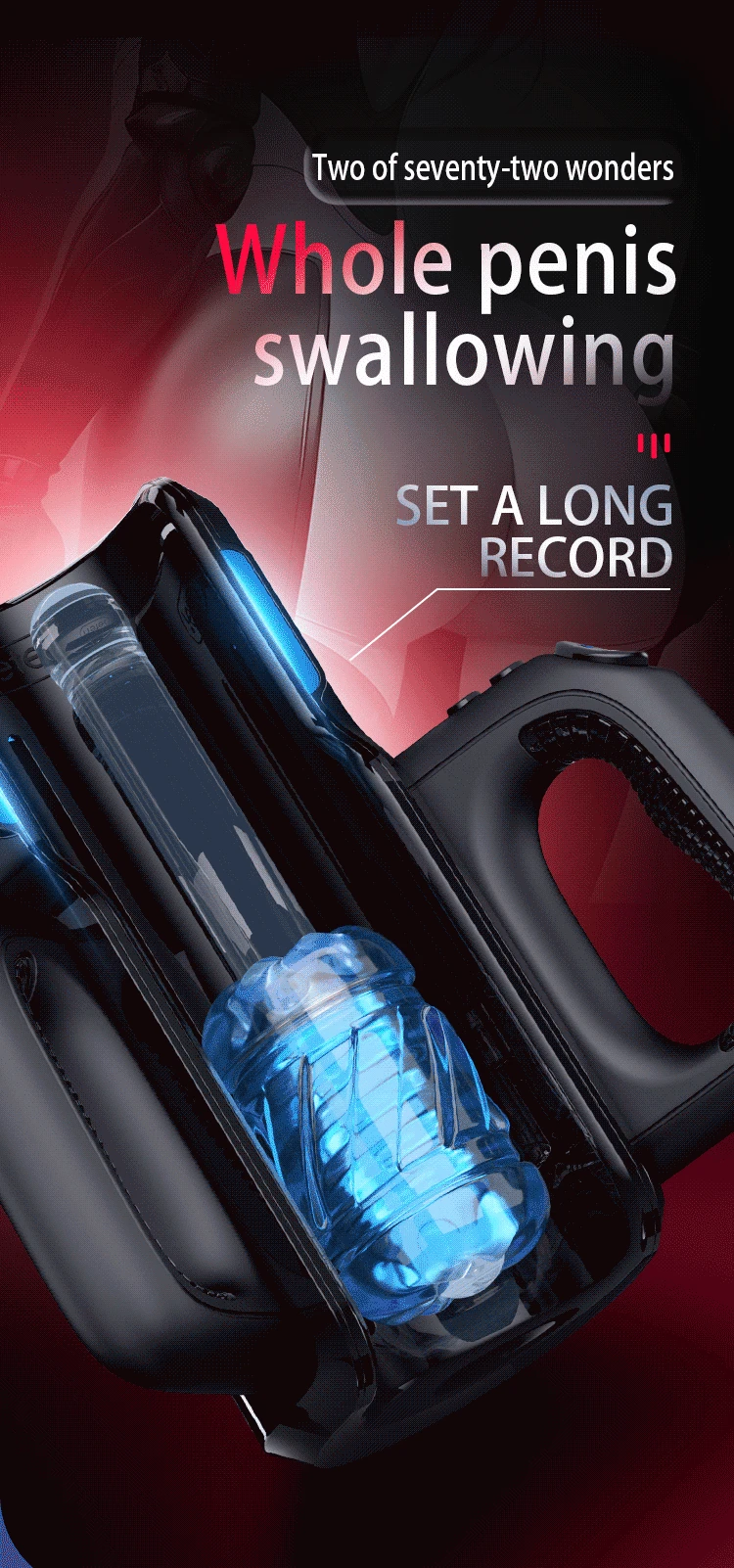 Leten Male Sex Toy - Thrusting Masturbator, Dual Sleeves 28 omyskystore com male masturbator dual sleeve tpe