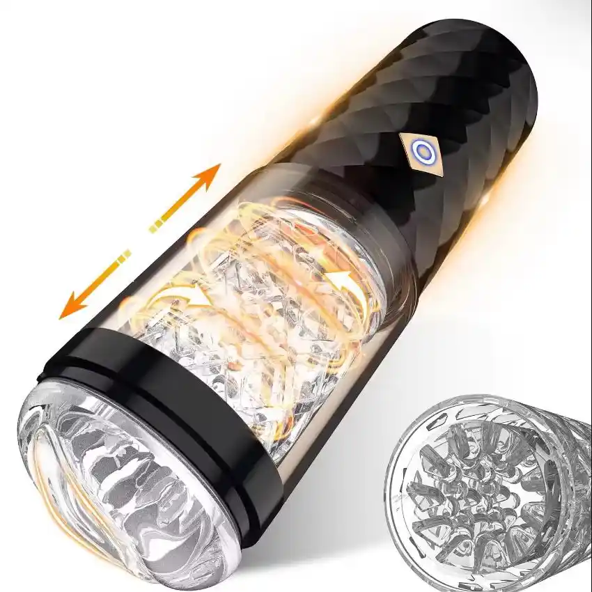 Automatic Male Masturbator Cup - 7 Thrust Modes, TPE Sleeve 13 omyskystore com seven thrust mode masturbation cup toy