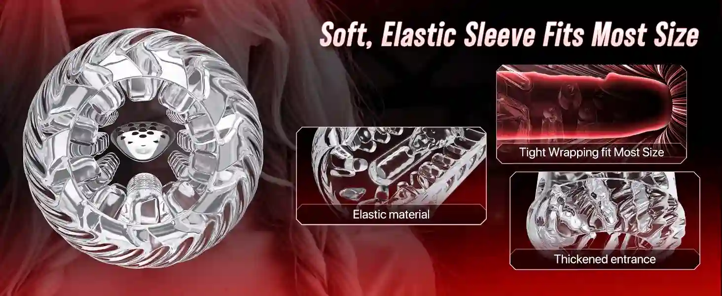 Automatic Thrusting Rotating Male Masturbator - AI Sync, LCD Display 19 omyskystore com usb charging automatic male stroker