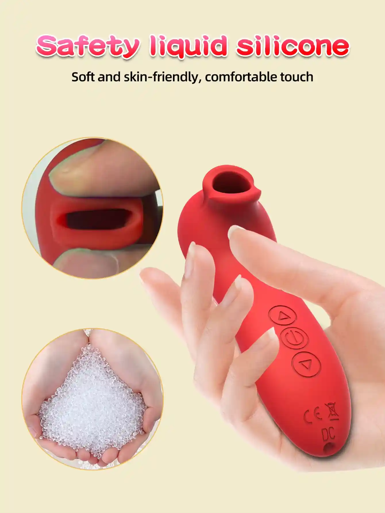 Vagina Clitoris Sucking Stimulator - Nipple Massager (Silicone) 13 oral stimulation vacuum massager