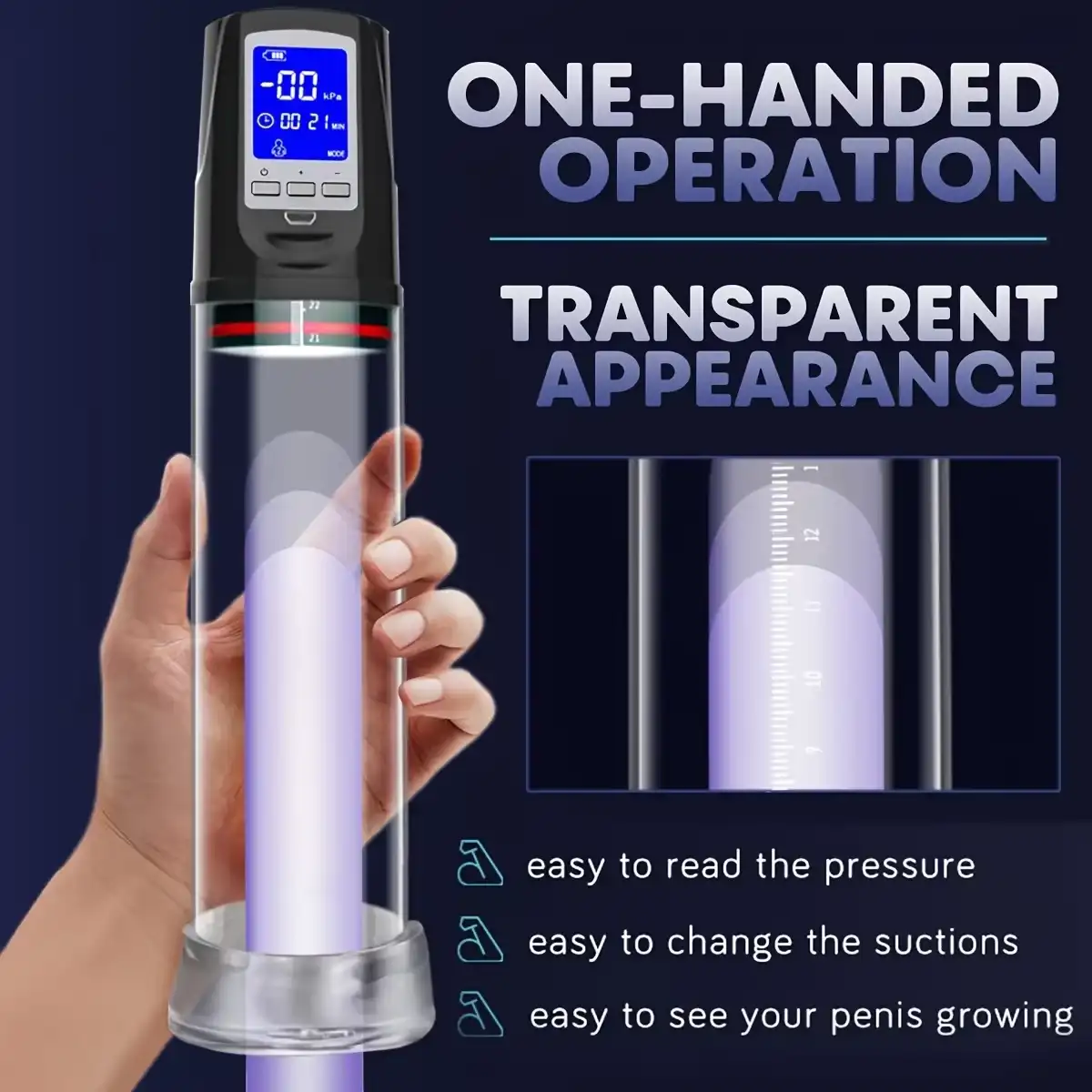 Electric Masturbators - Penis Enlargement Trainer Cup 14 penis pump for length and girth