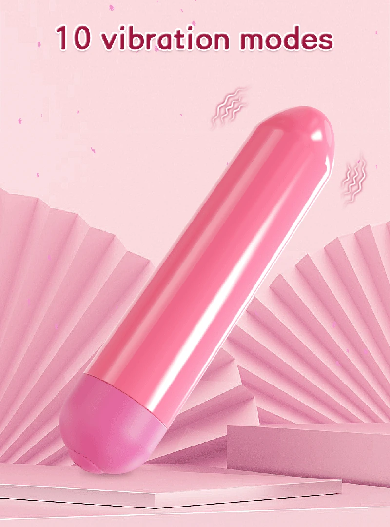 Mini Bullet Vibrator - Clitoral Stimulator (Silicone) 24 portable personal massager vibrator