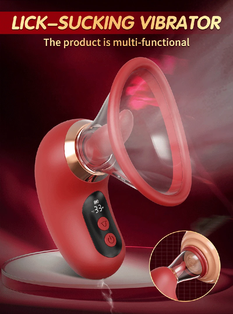 Clitoral Tongue Licking Vibrating Toy - Silicone Vibrator 25 quiet clitoral vibrator with tongue action