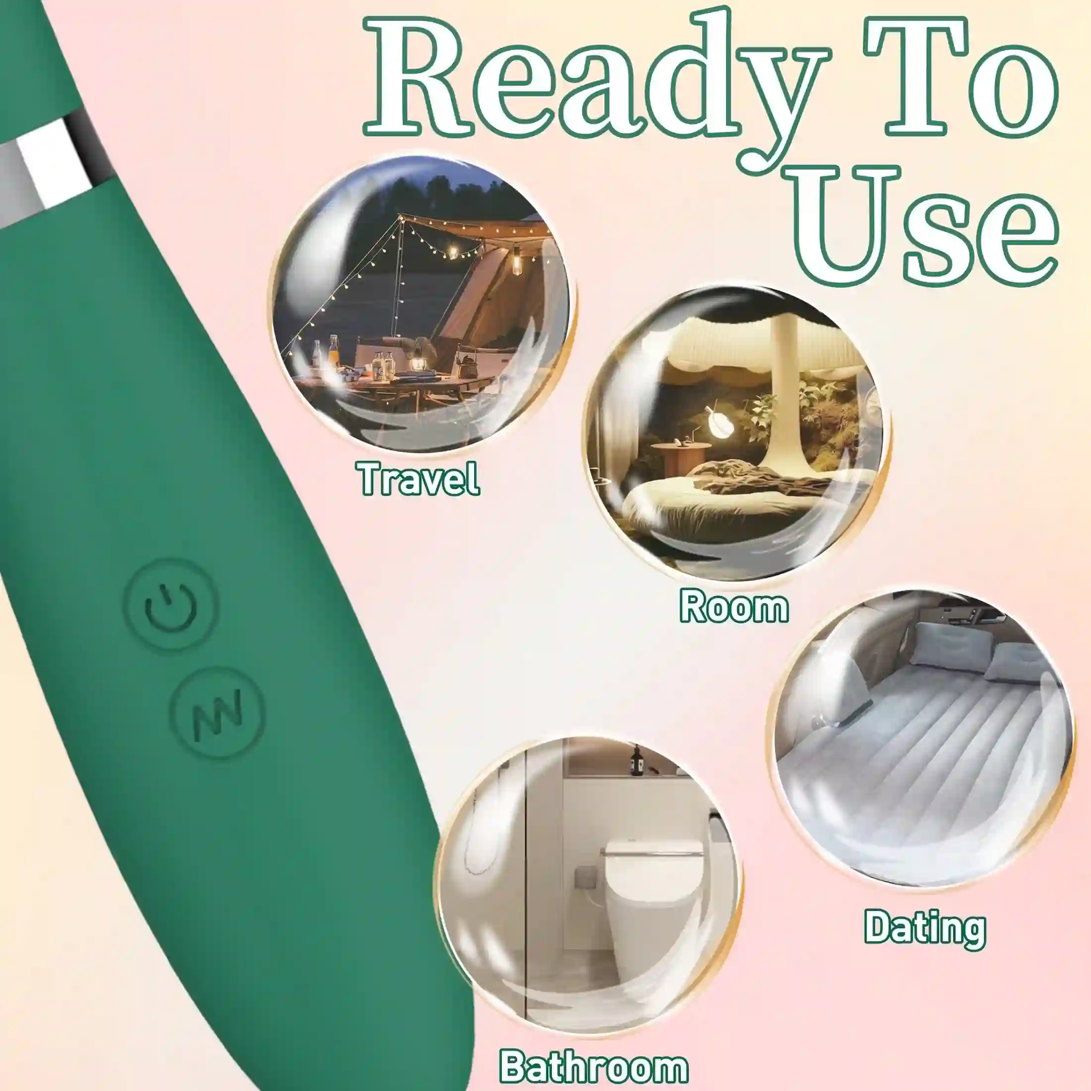 rabbit ear stimulator silicone vibrator