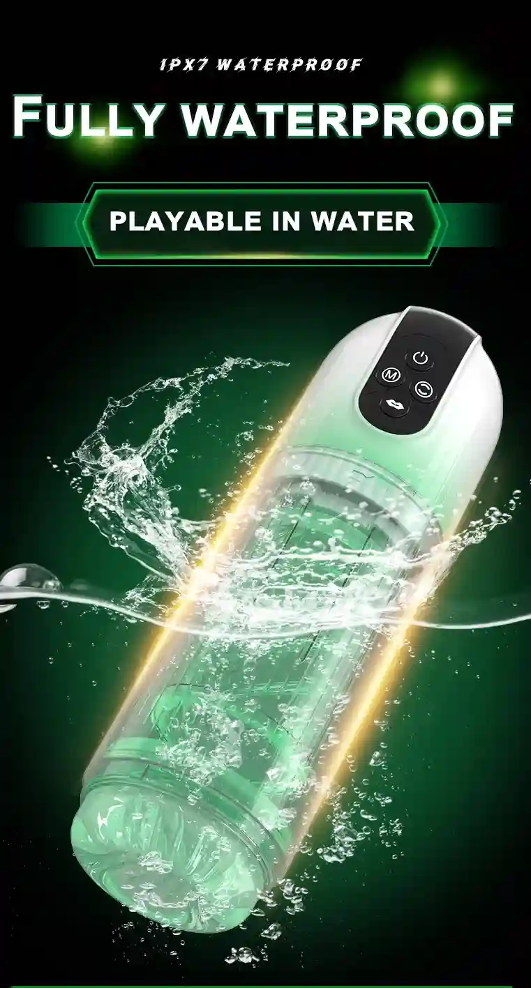 Male Masturbator - Rotating Sucking Cup (Silicone) 15 realistic feel male stroker cup