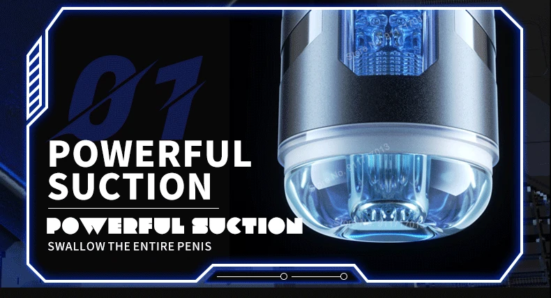 Male Masturbator - Heated Sucking Pocket (TPE) 27 rechargeable heated male toy cup