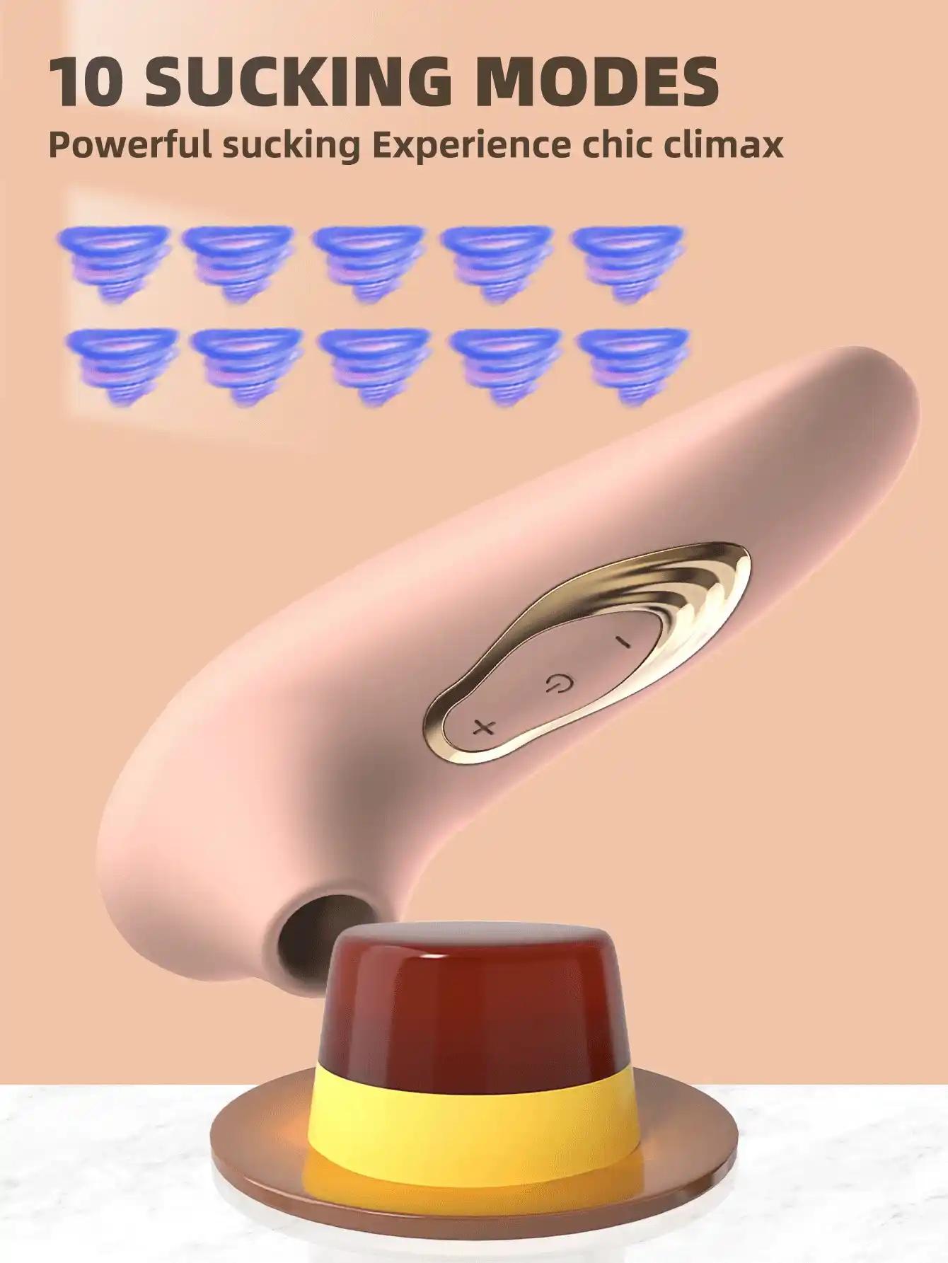 rechargeable silicone clitoral suction toy