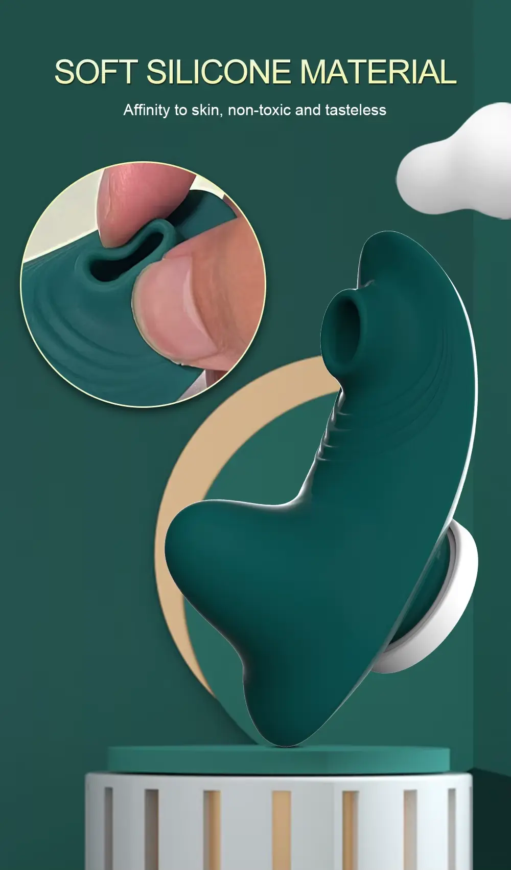 rechargeable silicone g spot vibrator