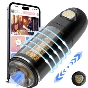 rotating and thrusting silicone sleeve