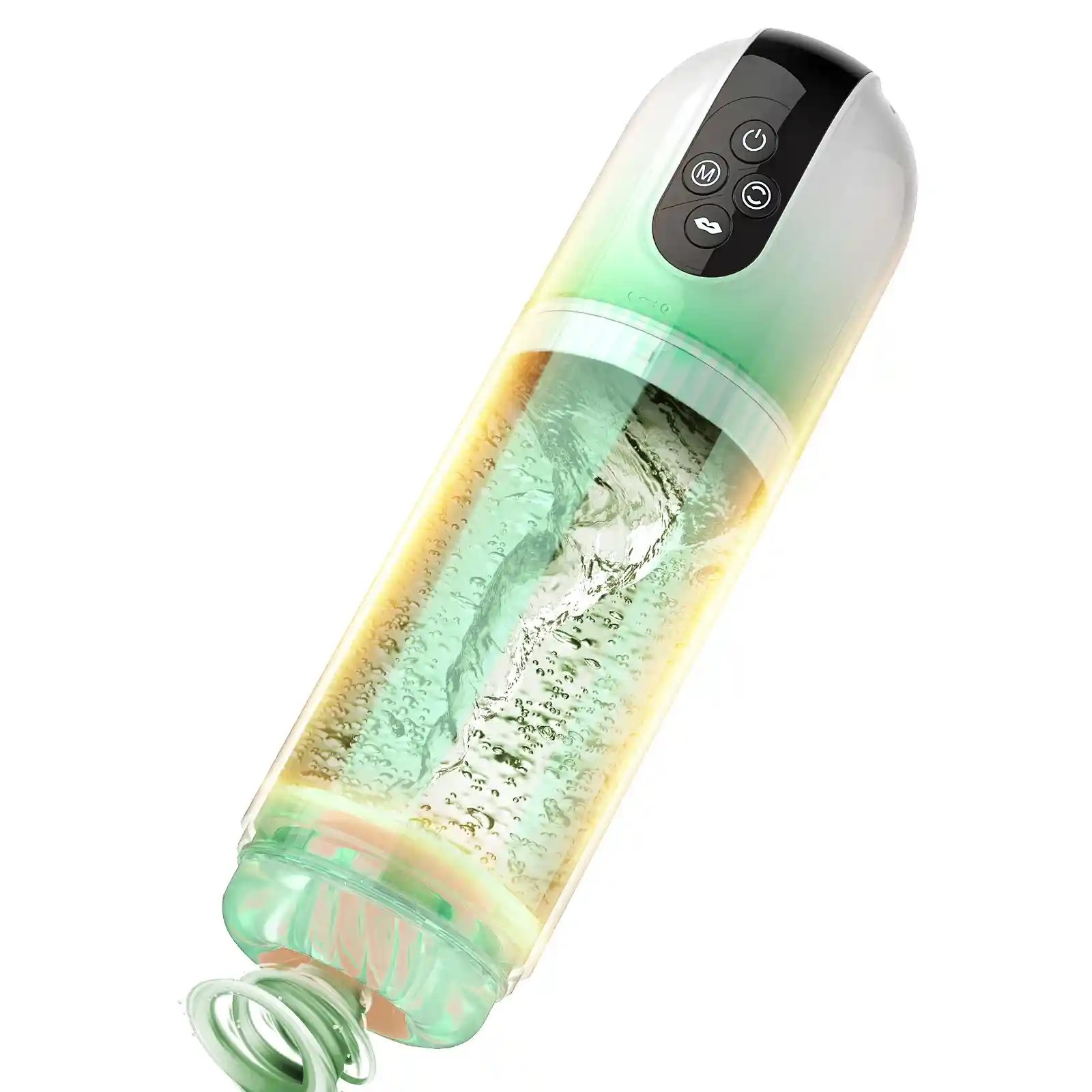 Male Masturbator - Rotating Sucking Cup (Silicone) 16 rotating male stroker cup rechargeable