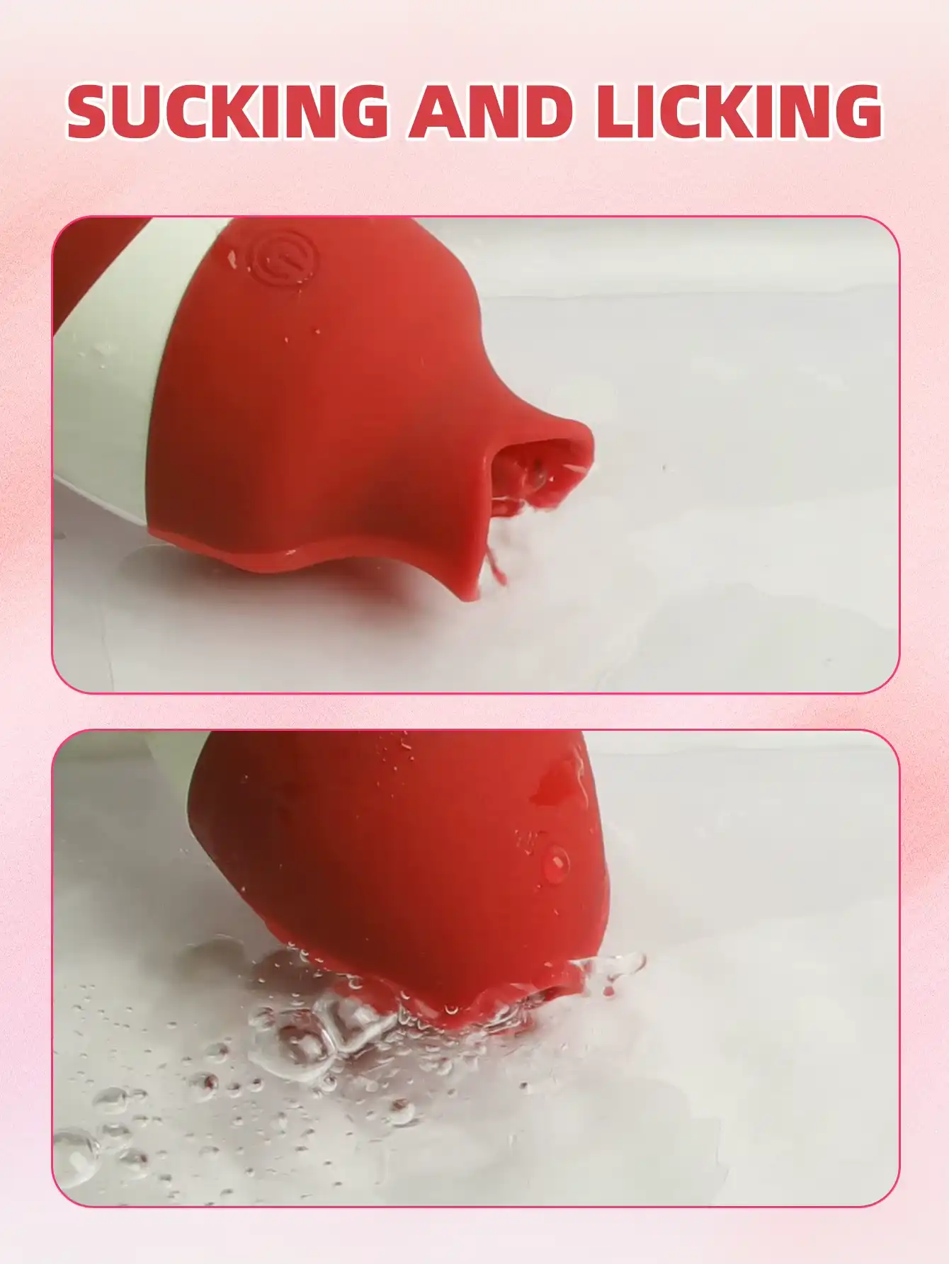 silicone clitoral sucker close shot