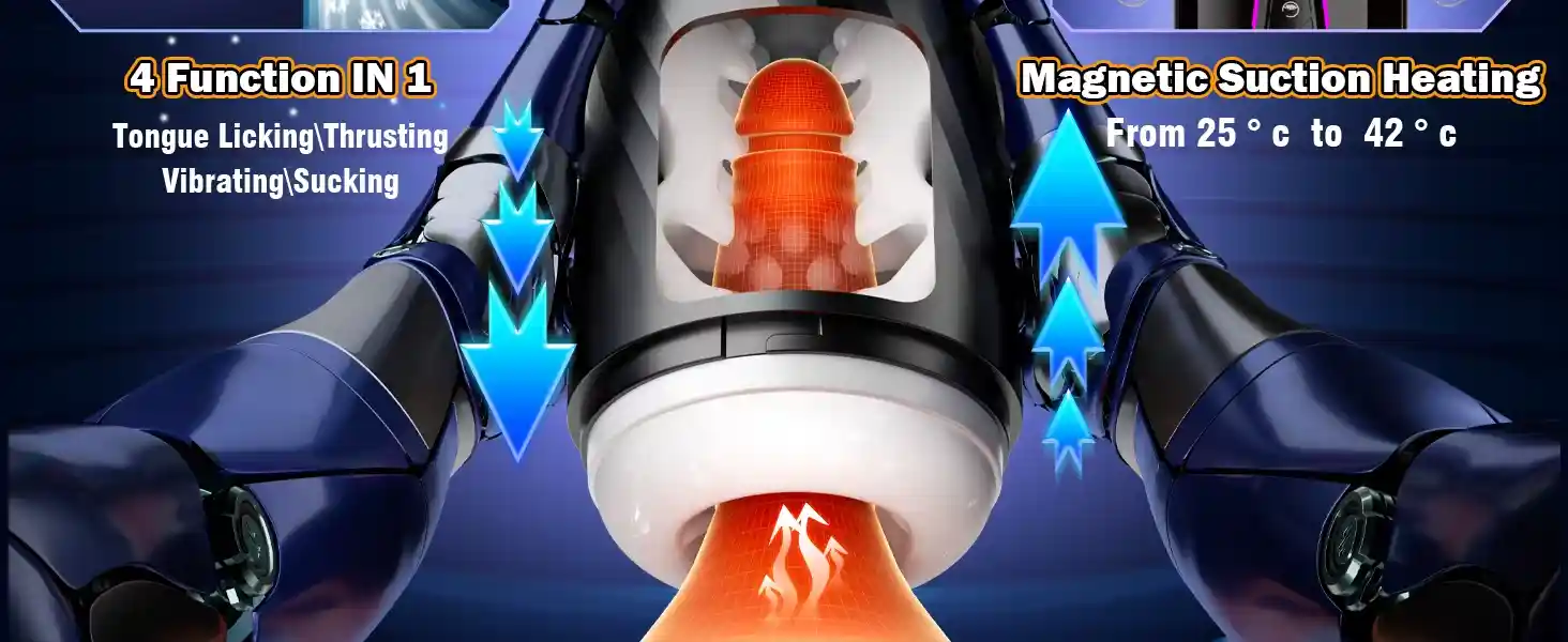 silicone cup with thrusting modes