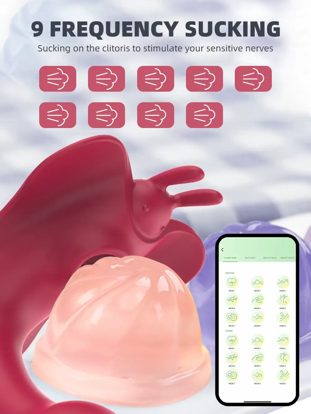 silicone g spot stimulator suction