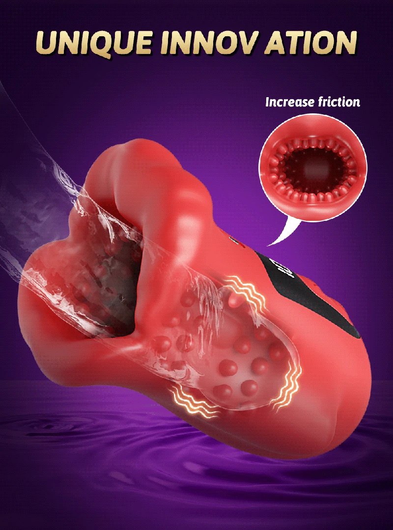 silicone glans trainer red exterior