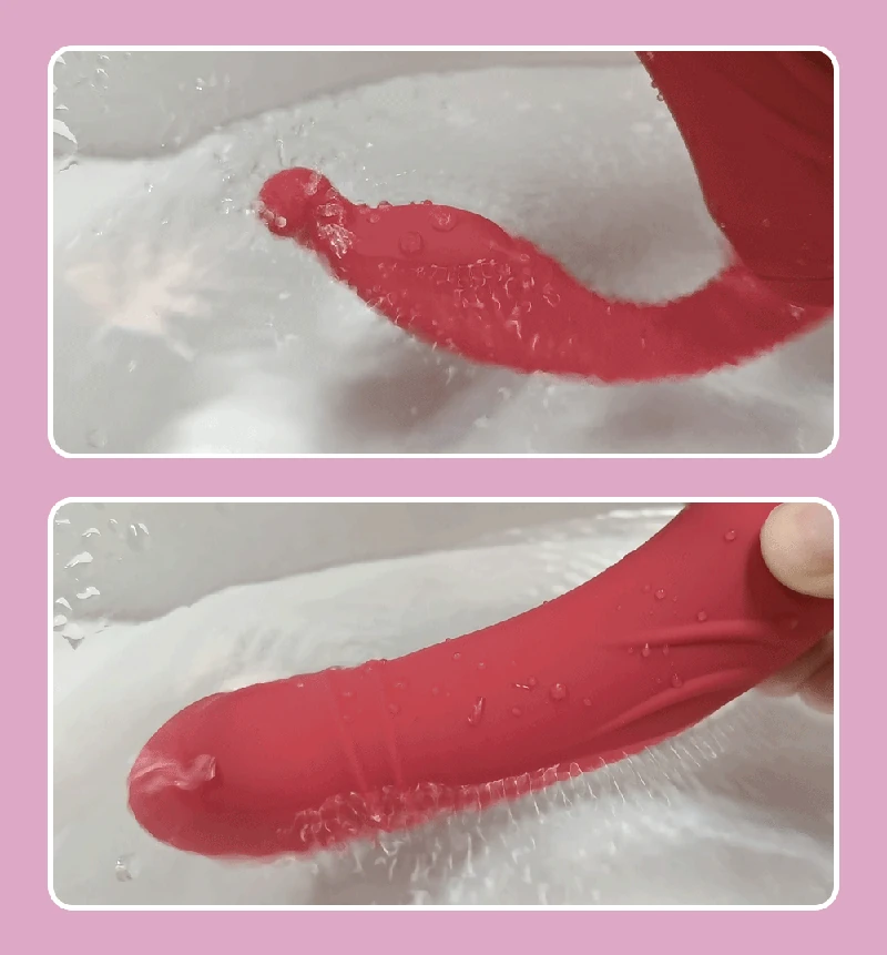 silicone material thrusting vibrator waterproof