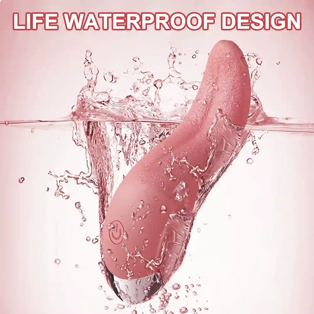 small silicone tongue clit stimulator