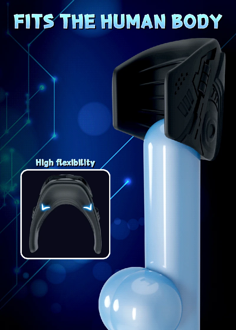 Stroker - Glans Trainer with Vibration (Silicone) 28 stroker with vibration for men