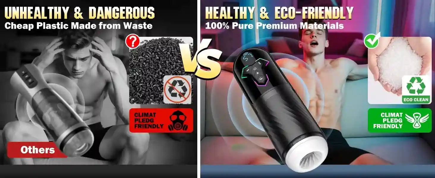 Sex Toys Masturbation Cups - Thrusting, Licking, Sucking (Silicone) 20 thrusting licking sucking cup for men