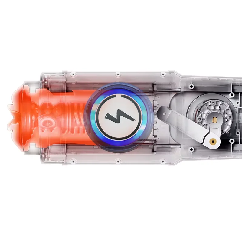 Self Heating Male Sex Toy - Thrusting Masturbation Cup (ABS/TPE) 15 thrusting male masturbator cup automatic