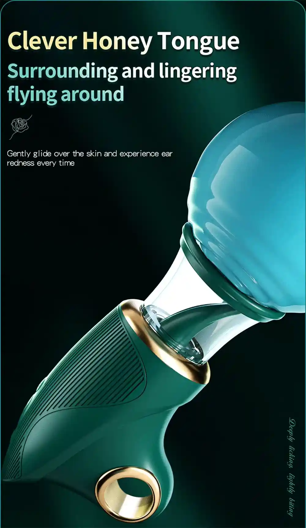 Clitoral Tongue Licking Vibrating Toy - Silicone Vibrator 36 tongue shaped vibrator for clitoris