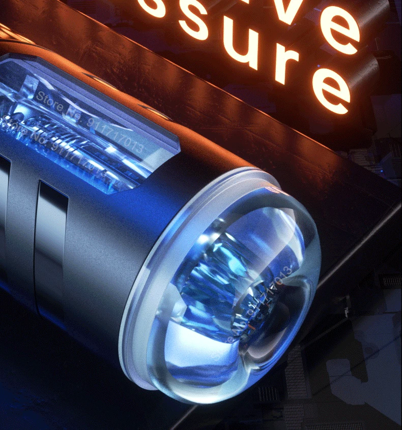 Male Masturbator - Heated Sucking Pocket (TPE) 33 tpe material masturbator for men