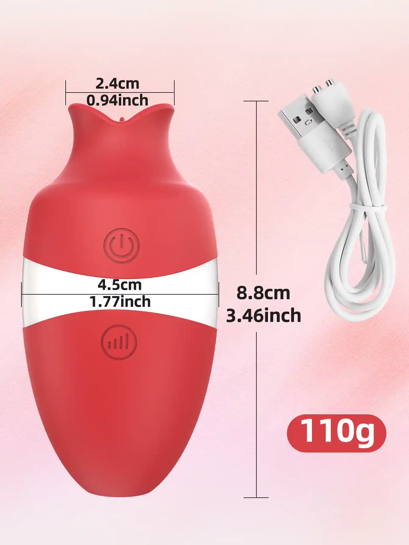 Vibrating Licking Sucking Clitoral Tongue Toy - Silicone, Vacuum Suction 17 vacuum suction clitoral toy design