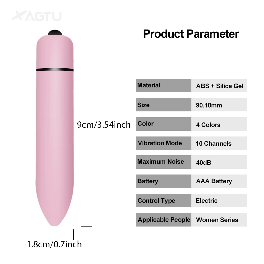 Mini Bullet Vibrator - Clitoral Stimulator (Silicone) 29 vagina anal vibration bullet toy